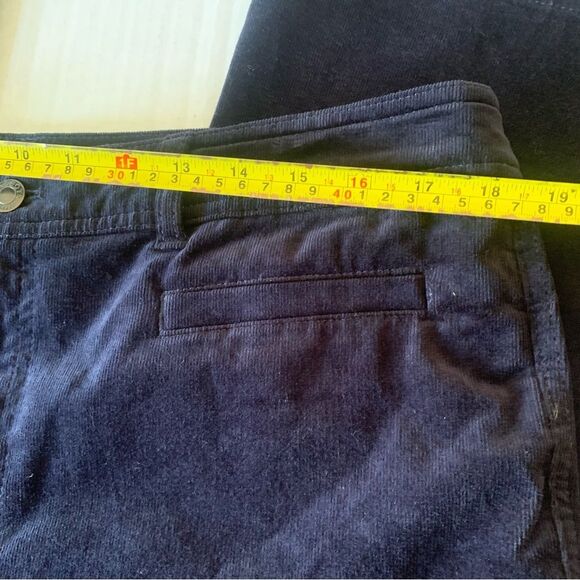 Talbots Wide Leg Pants Sz 16 Blue Stretch Dress Pants Trousers - Picture 7 of 10